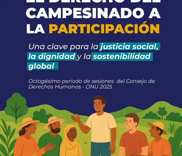 EL DERECHO DEL CAMPESINADO A LA PARTICIPACIÓN