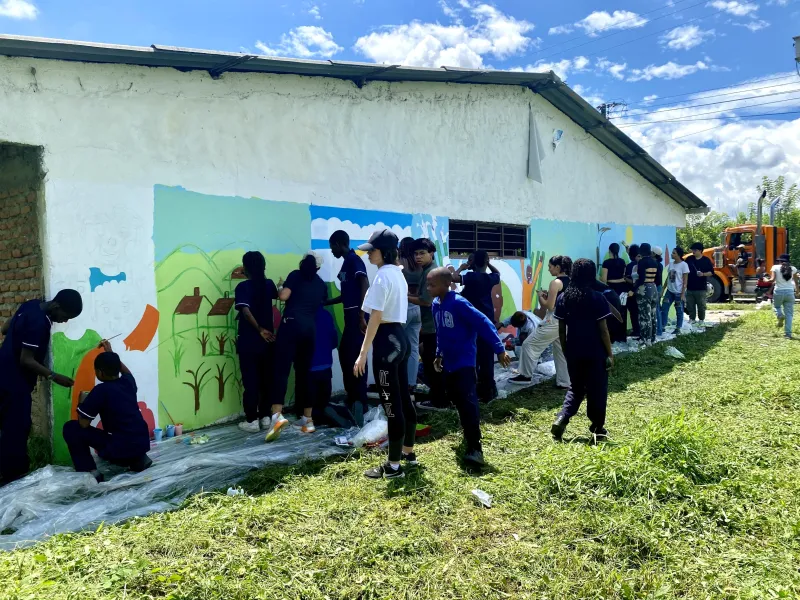 Murales rurales en el municipio de Padilla